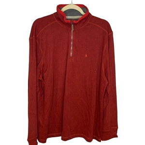 G.H. Bass & Co. Red Pullover 1/4 Size‎ XL